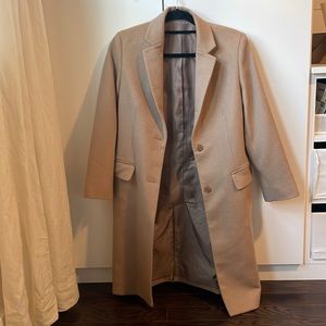 Uniqlo camel coat XS